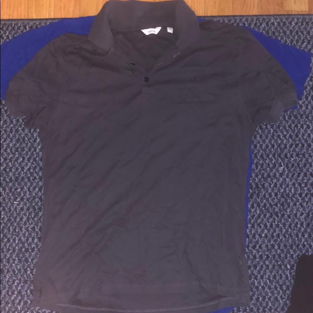 Calvin Klein collard shirt